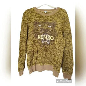 Mens Kenzo Yellow/ Gold Marl Classic Tiger Sweatshirt